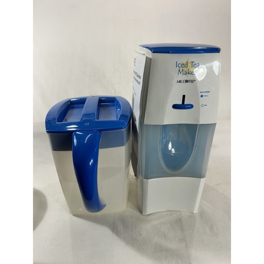Mr. Coffee 3 Quart Iced Tea Maker TM75NB Blue With Pitcher